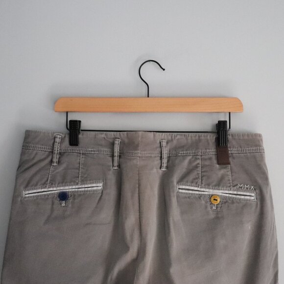 MMX Mens Chinos Straight Leg 5-Pocket Button Fly Trouser Pants - Picture 6 of 10